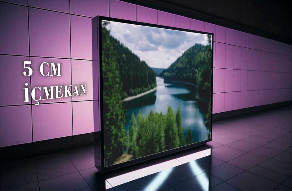 5 Cm İç Mekan Ledbox & Lightbox